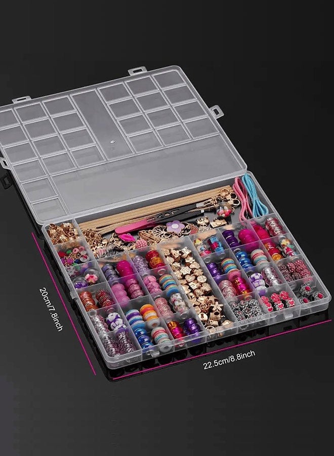 YallaBuy Deluxe 305 Pcs Jewelry Making Kit With Golden Alloy Charms And Colorful Beads, DIY Bracelet And Necklace Craft Kit For Kids And Adults - Image 4